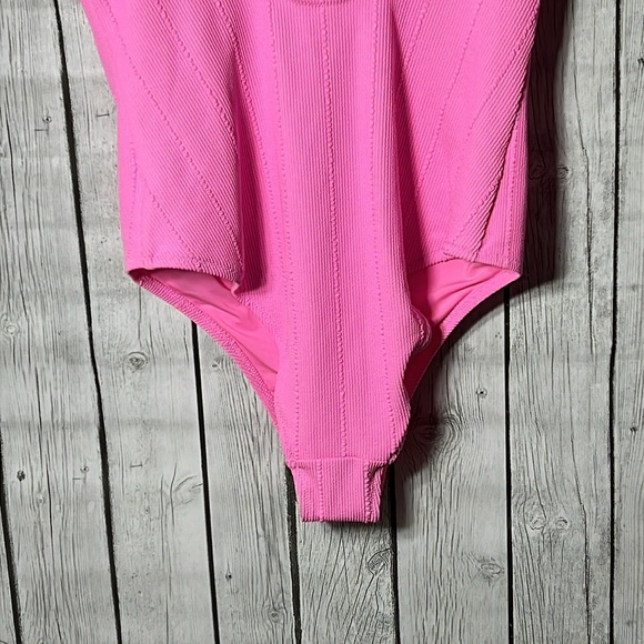 Aerie textured low back cheeky swimsuit size XL Long - Picture 6 of 14